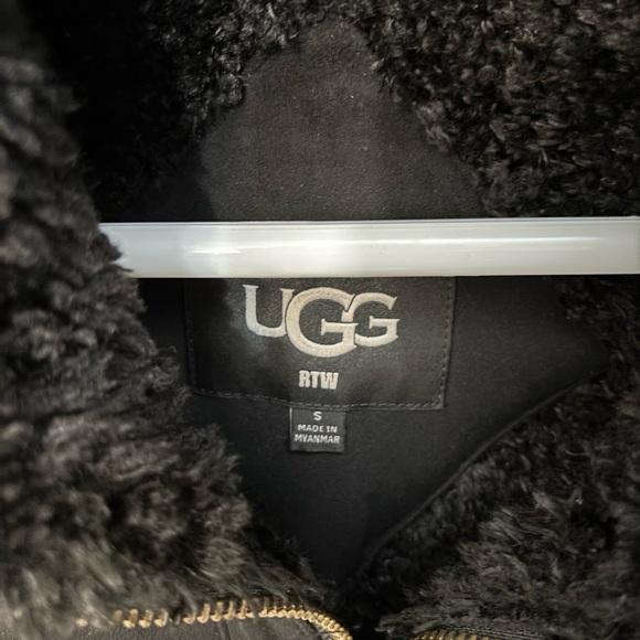 UGG Women's Jody Faux Shearling Zip Up Hoodie Jacket - Picture 8 of 11